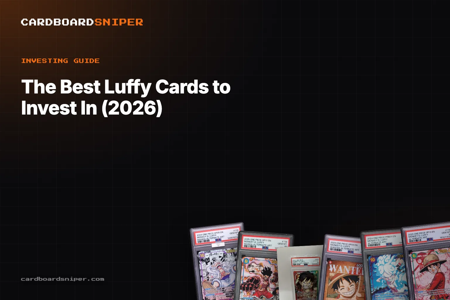 The Best Luffy Cards to Invest In (2026): The $16,600 Gear 5 Manga & the One Piece TCG Ladder, in PSA 10