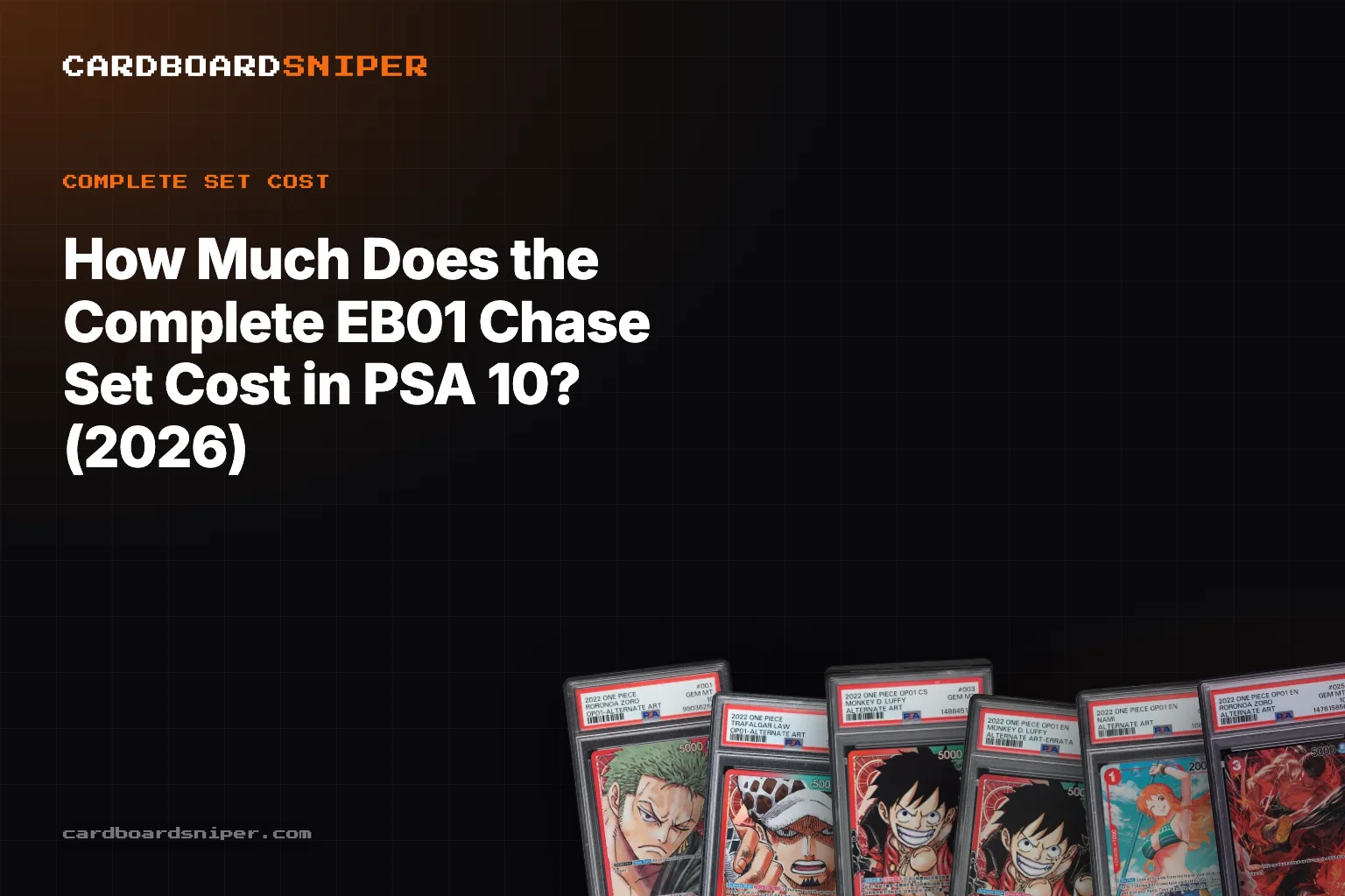 How Much Does the Complete EB01 Chase Set Cost in PSA 10? (2026)