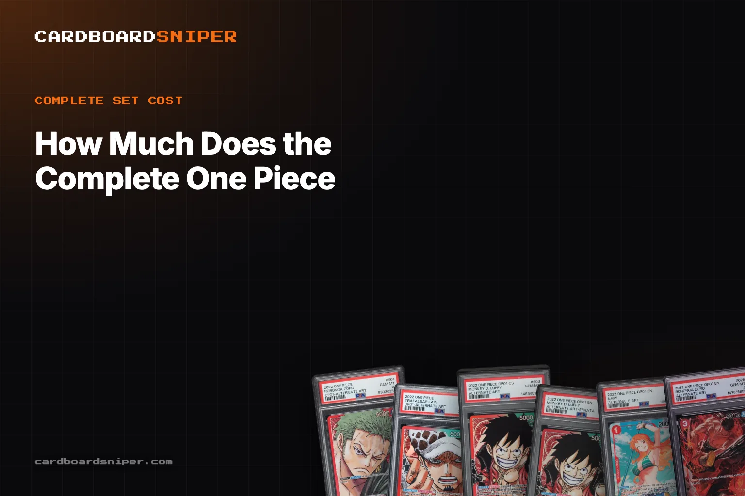 How Much Does the Complete One Piece: The Best Set Cost in PSA 10? (2026)