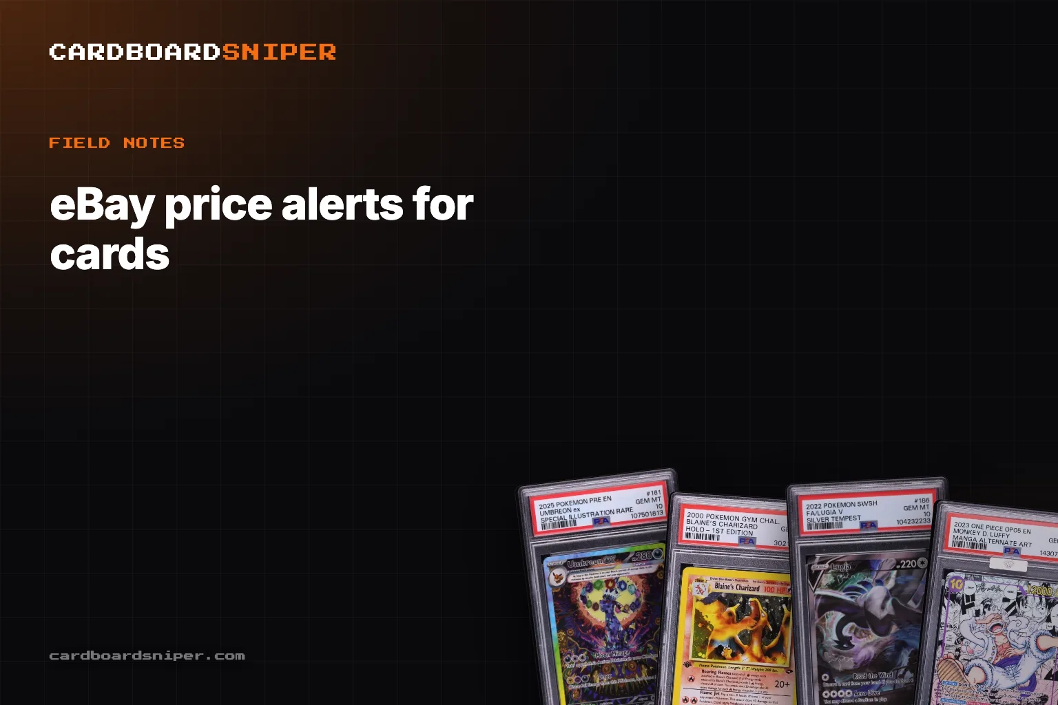eBay price alerts for cards: what actually works