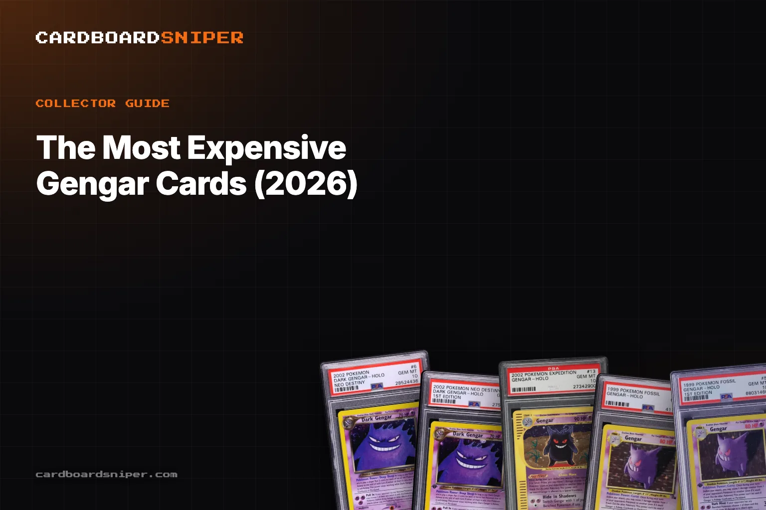 The Most Expensive Gengar Cards (2026): Real Sales, Ranked