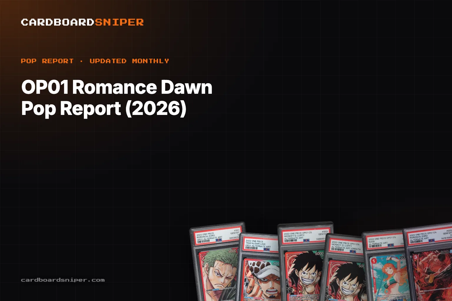OP01 Romance Dawn Pop Report (2026): PSA 10 Population for Every Chase Card