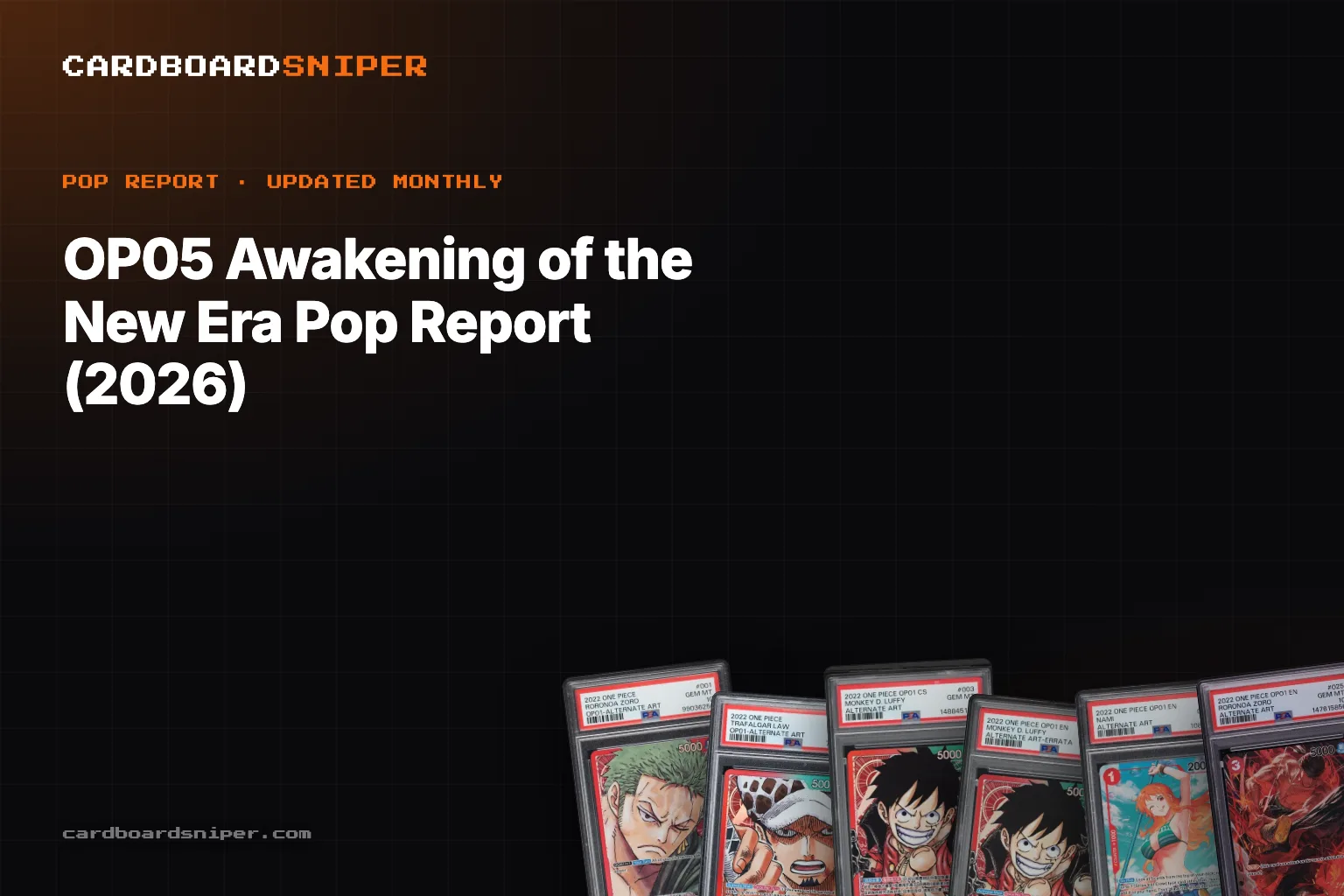 OP05 Awakening of the New Era Pop Report (2026): PSA 10 Population for Every Chase Card
