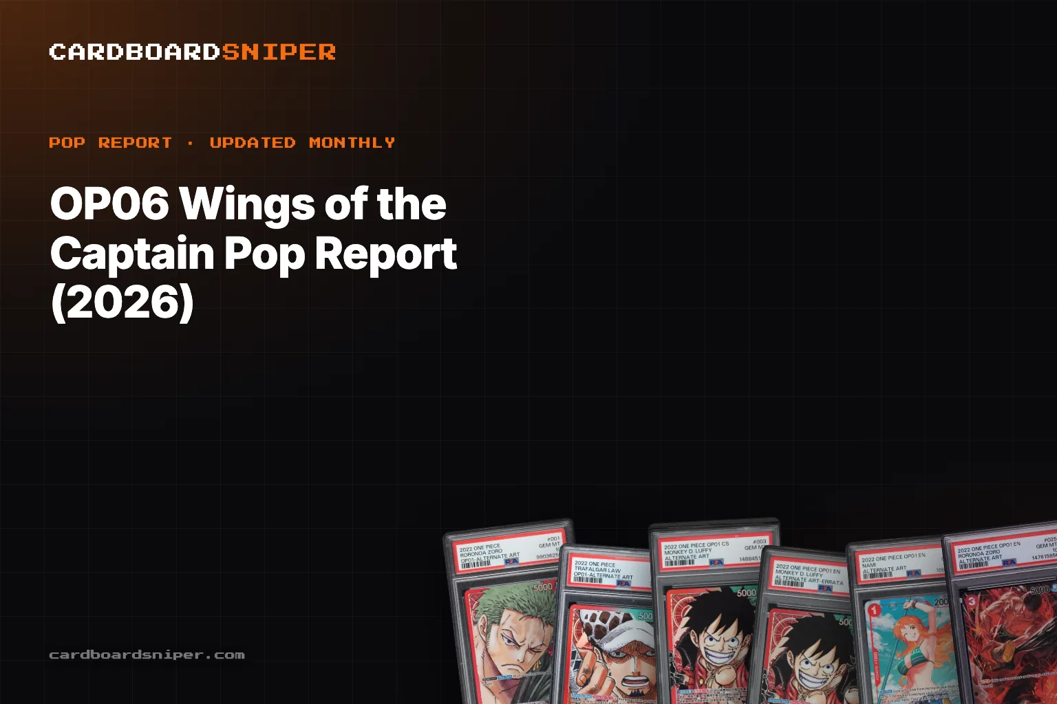 OP06 Wings of the Captain Pop Report (2026): PSA 10 Population for Every Chase Card