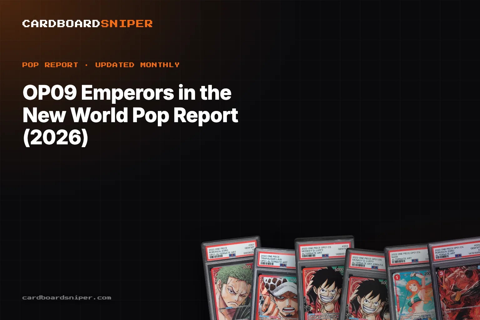 OP09 Emperors in the New World Pop Report (2026): PSA 10 Population for Every Chase Card