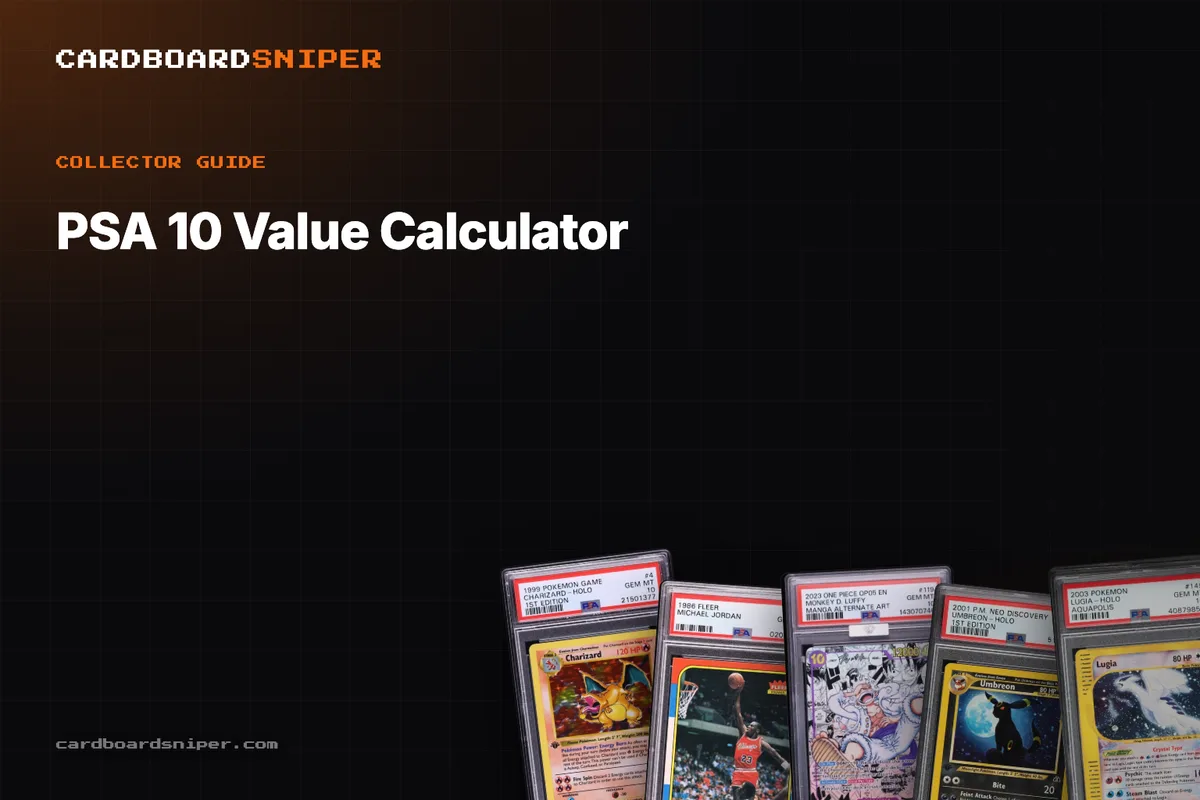 PSA 10 Value Calculator: Real Per-Grade Card Values