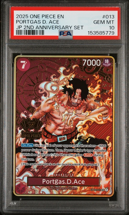 2025 Japanese 2nd Anniversary Set Ace #013