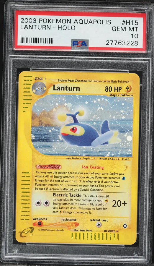 2002 Aquapolis Lanturn #H15 PSA 10