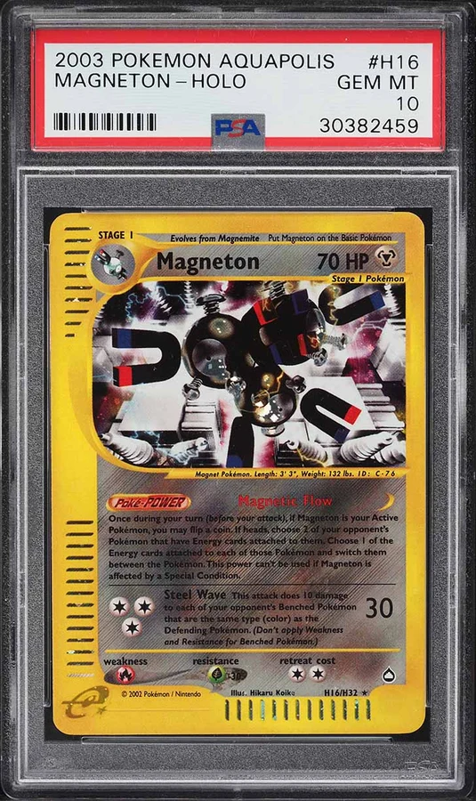 2002 Aquapolis Magneton #H16 PSA 10