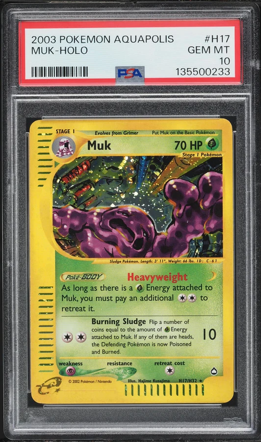 2002 Aquapolis Muk #H17 PSA 10