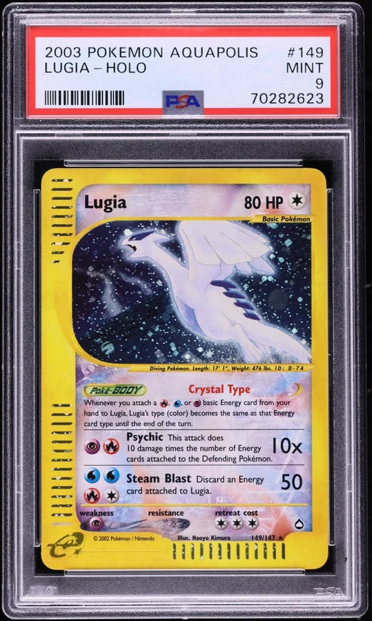 2002 Aquapolis Crystal Lugia #149 PSA 10