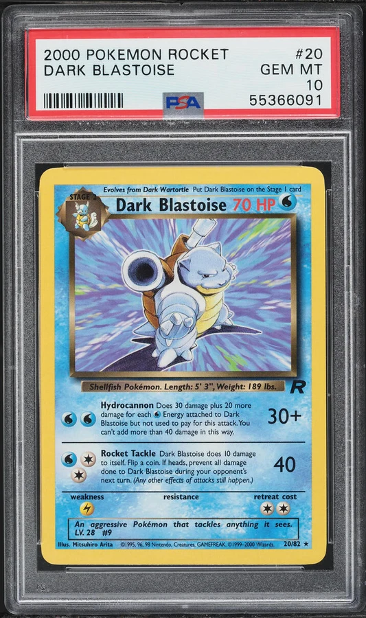 2000 Team Rocket Dark Blastoise #3 (Unlimited)