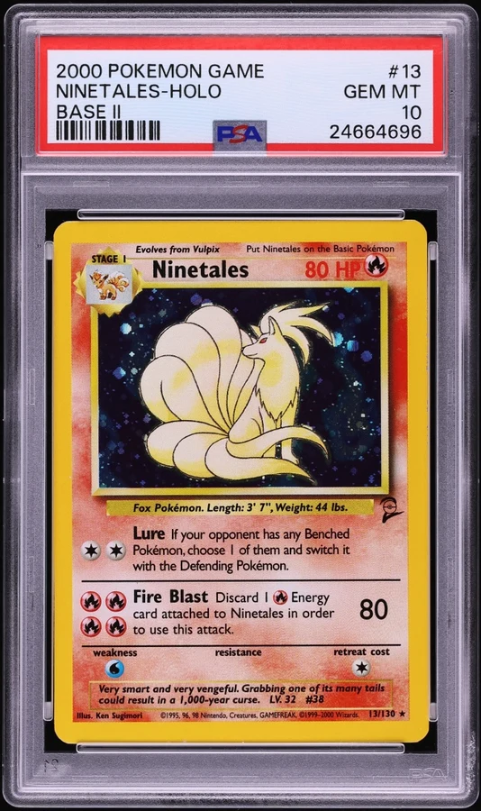 2000 Base Set 2 Ninetales #13 PSA 10