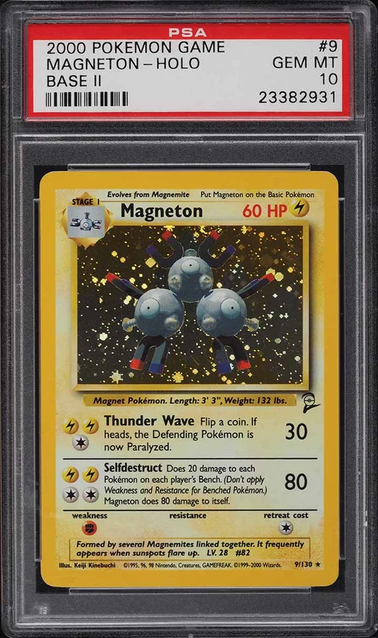 2000 Base Set 2 Magneton #9 PSA 10