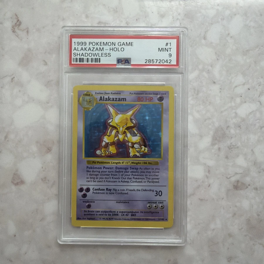 1999 Base Set Unlimited Alakazam #1 PSA 10