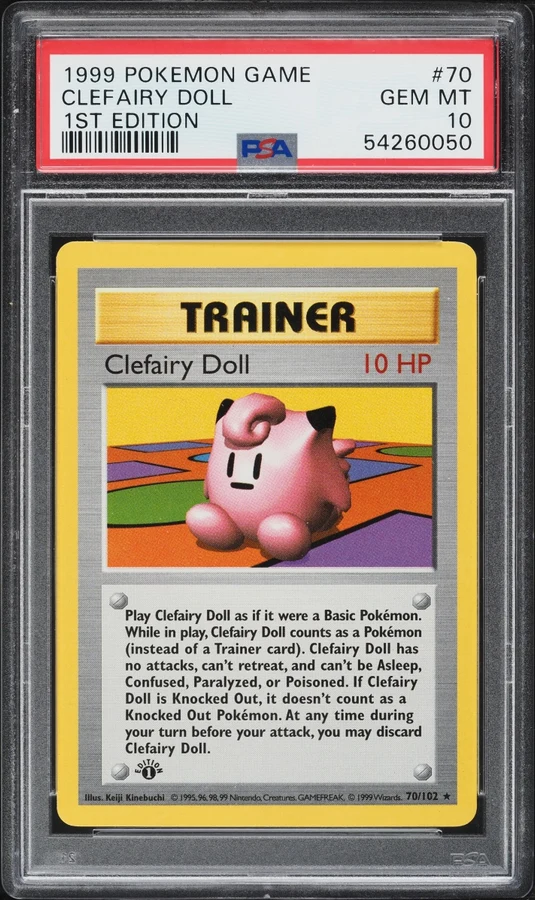1999 Base Set 1st Edition Clefairy #5 PSA 10