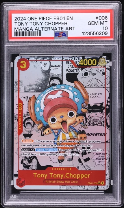 2024 EB01 Memorial Collection Tony Tony Chopper Alt Art #EB01-006 PSA 10