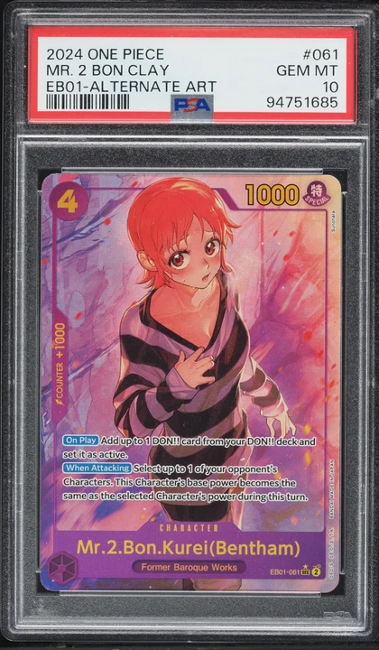2024 EB01 Memorial Collection Mr. 2 Bon Clay SEC #EB01-061 PSA 10