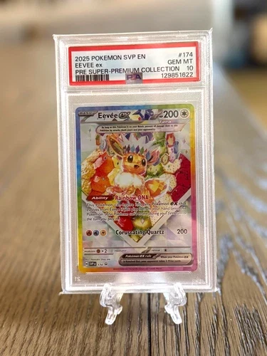 2025 SVP Black Star Promo Eevee ex #174 PSA 10