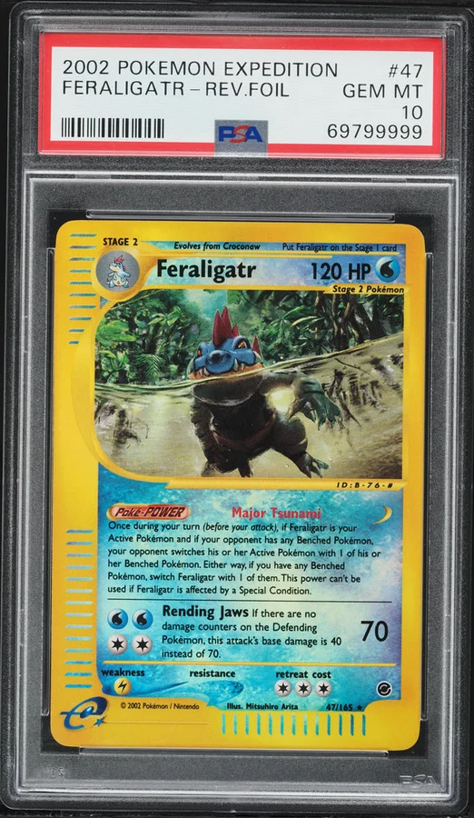 2002 Expedition Feraligatr #12 PSA 10