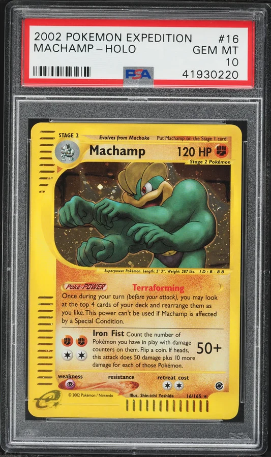 2002 Expedition Machamp #16 PSA 10