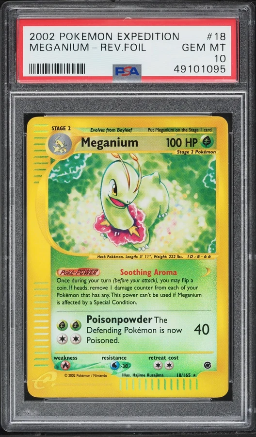 2002 Expedition Meganium #18 PSA 10