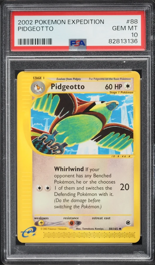 2002 Expedition Pidgeot #23 PSA 10