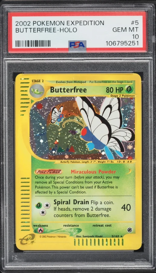 2002 Expedition Butterfree #5 PSA 10