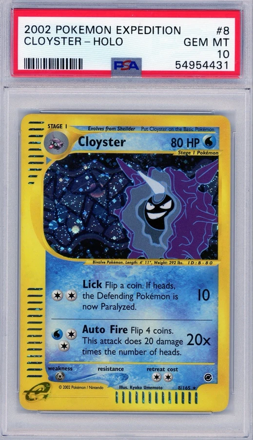 2002 Expedition Cloyster #8 PSA 10