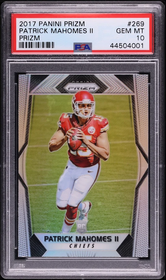 2017 Panini Prizm Silver Patrick Mahomes Rookie #269
