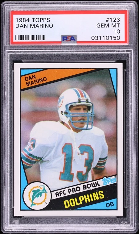 1984 Topps Dan Marino Rookie #123