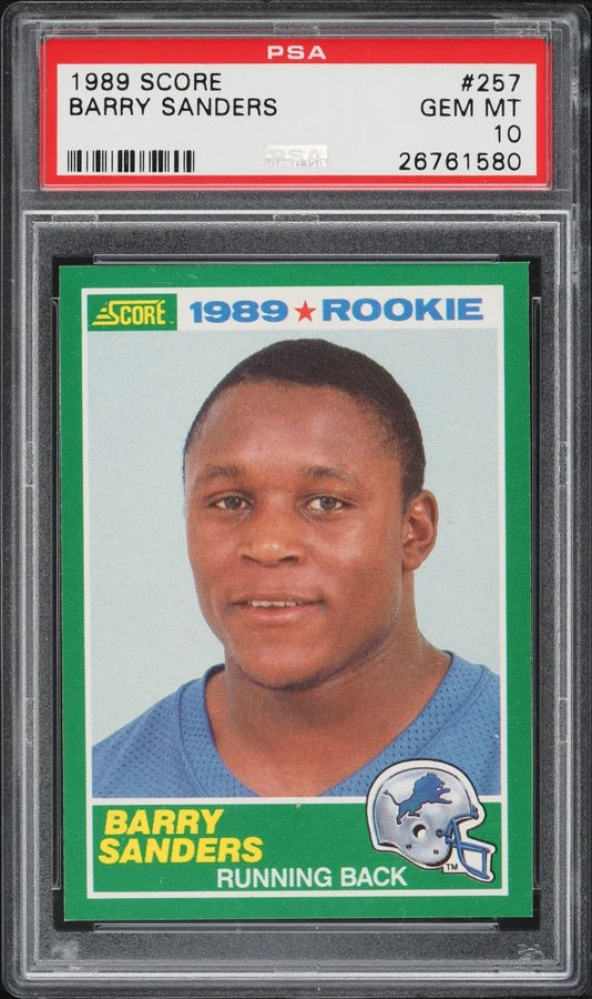 1989 Score Barry Sanders Rookie #257