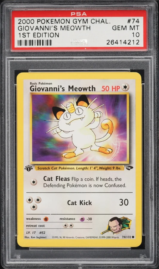 2000 Gym Challenge 1st Edition Giovanni #18 PSA 10