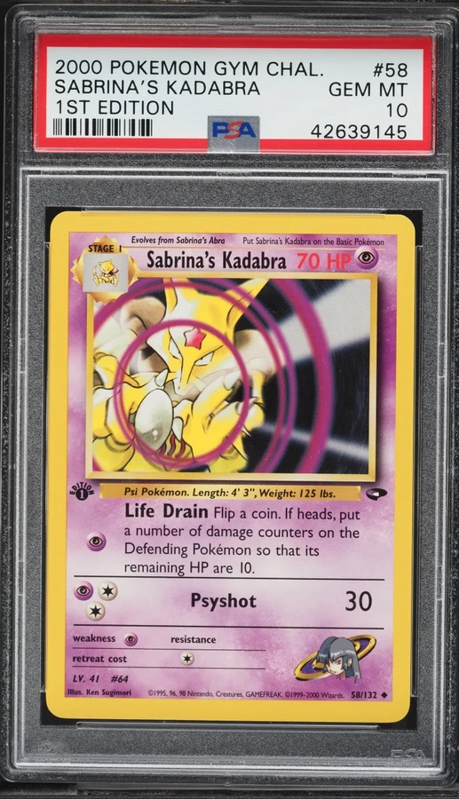 2000 Gym Challenge Unlimited Sabrina #20 PSA 10