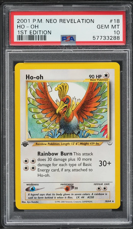 2001 Neo Revelation Ho-Oh (Non-Holo) #18