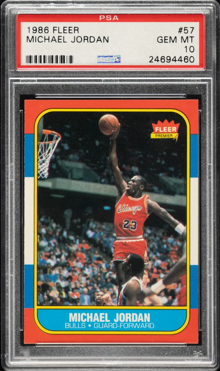 1986 Fleer Michael Jordan #57