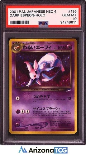 2001 Japanese Neo 4 Dark Espeon (Holo) #196