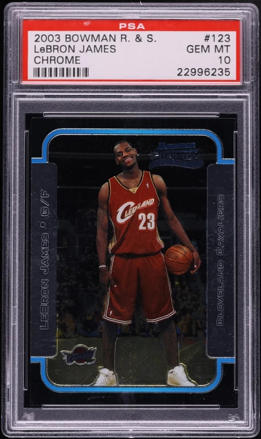 2003 Bowman Chrome LeBron James #123 PSA 10