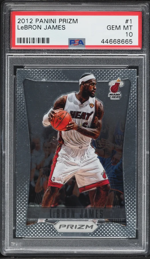 2012 Panini Prizm LeBron James #1 PSA 10