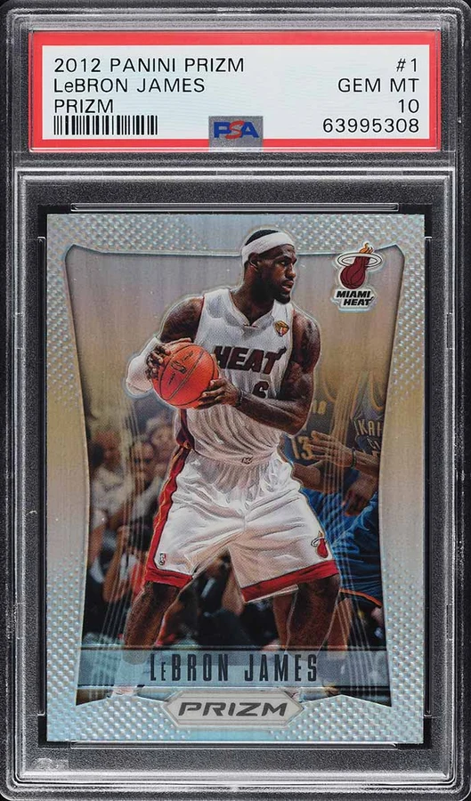 2012 Panini Prizm Silver LeBron James #1 PSA 10