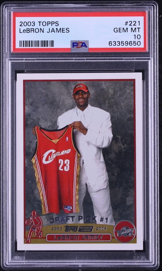 2003 Topps LeBron James #221 PSA 10