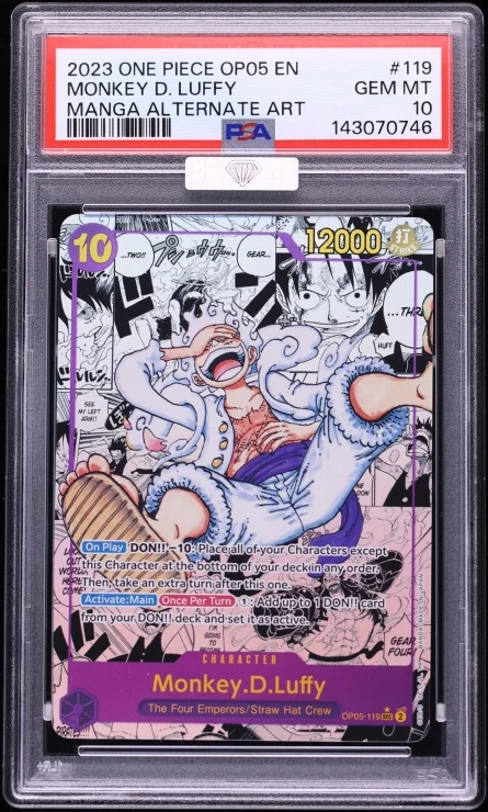 2023 OP05 Awakening of the New Era Luffy (Gear 5) Manga Rare #OP05-119