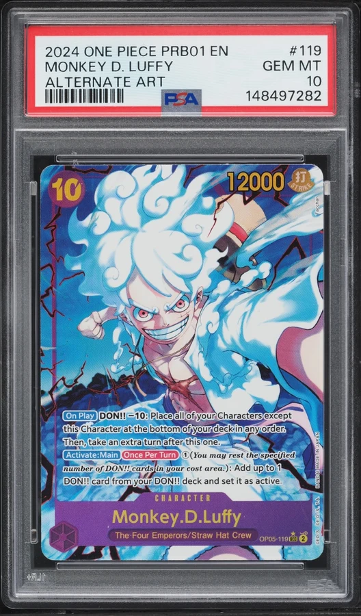 2023 OP05 Awakening of the New Era Luffy SEC Alt Art #OP05-119