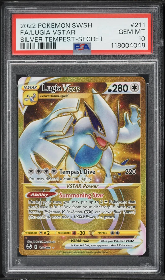 2022 Silver Tempest Lugia VSTAR (Gold) #211