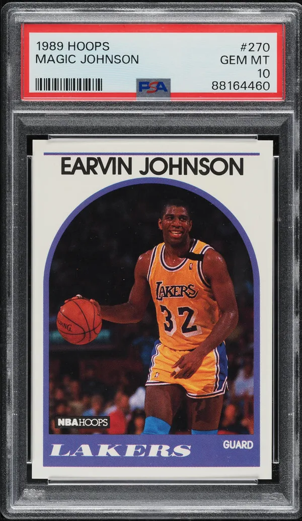 1989 Hoops Magic Johnson #270 PSA 10