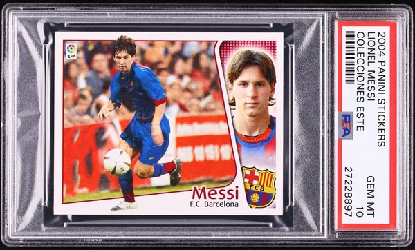 2004 Panini Colecciones Este Lionel Messi Rookie Sticker