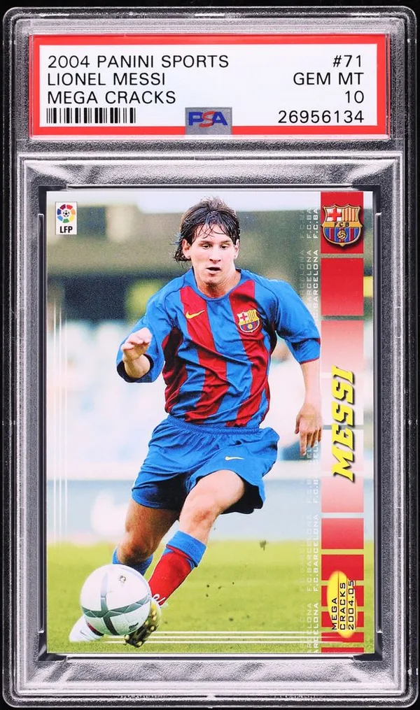 2004 Panini Mega Cracks La Liga Lionel Messi Rookie #71