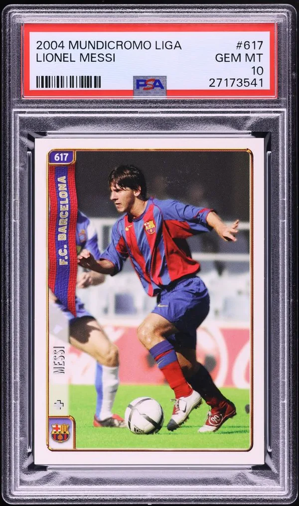 2004 Mundi Cromo Liga Lionel Messi Rookie #617