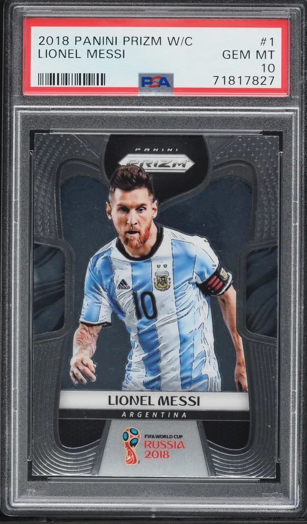 2018 Panini Prizm World Cup Lionel Messi #1
