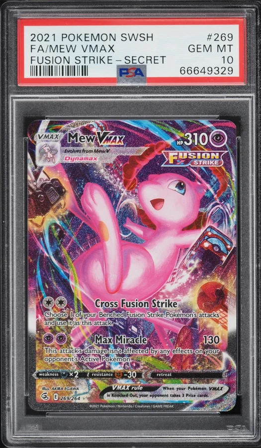2021 Fusion Strike Mew VMAX (Alt Art) #269